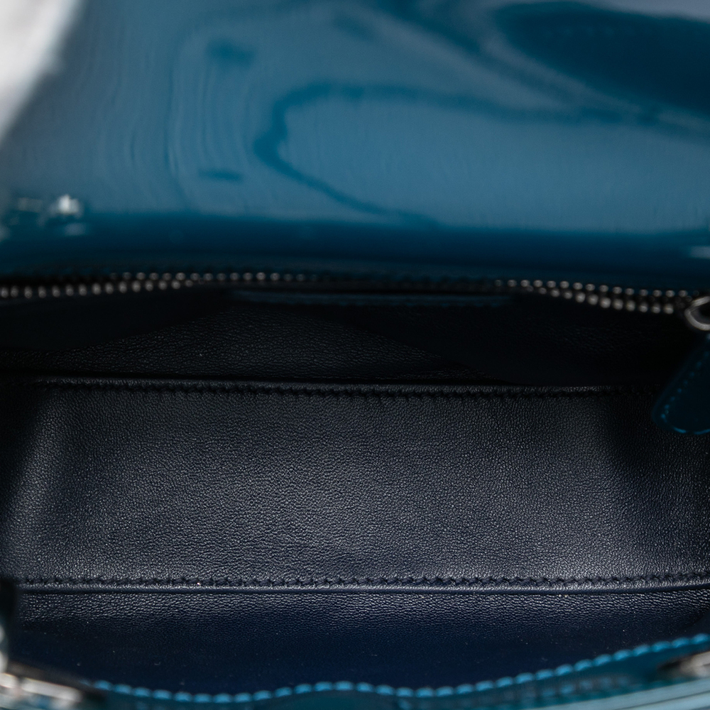 Pre-Loved Dior Mini Patent Lady Dior - Picture 4 of 7